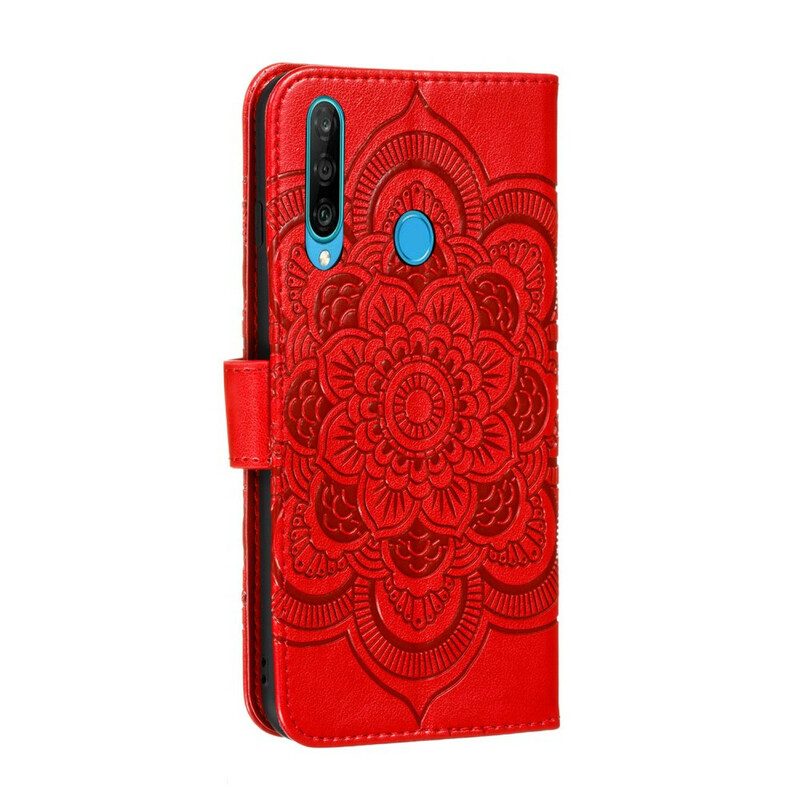 Leren Hoesje voor Huawei Y6p Volledige Mandala