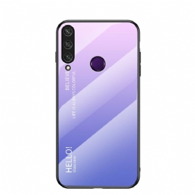 Telefoonhoesje voor Huawei Y6p Gehard Glas Hallo