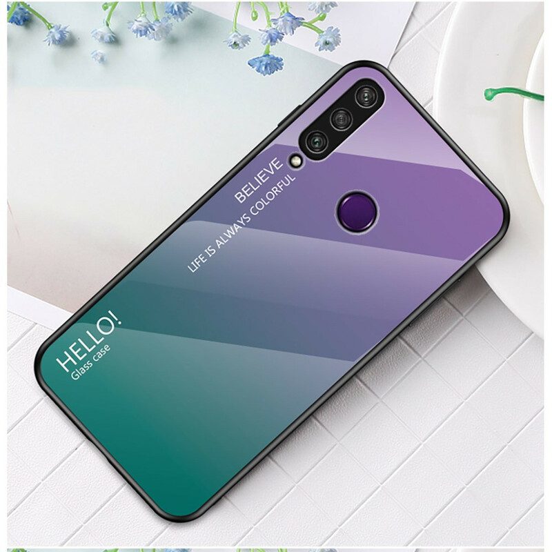 Telefoonhoesje voor Huawei Y6p Gehard Glas Hallo