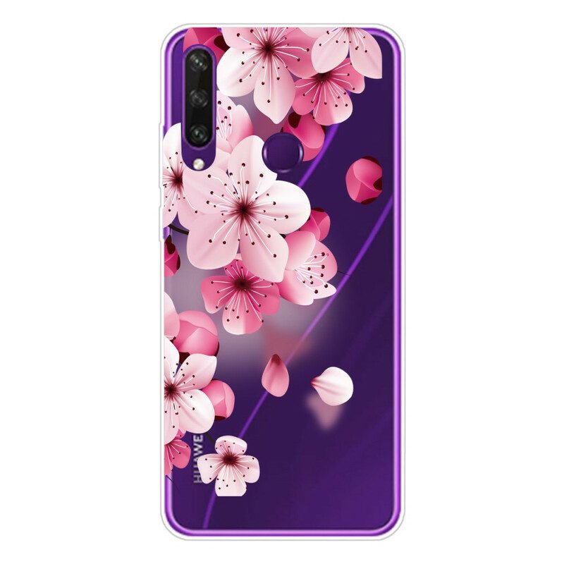 Telefoonhoesje voor Huawei Y6p Premium Bloemen