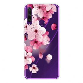 Telefoonhoesje voor Huawei Y6p Premium Bloemen