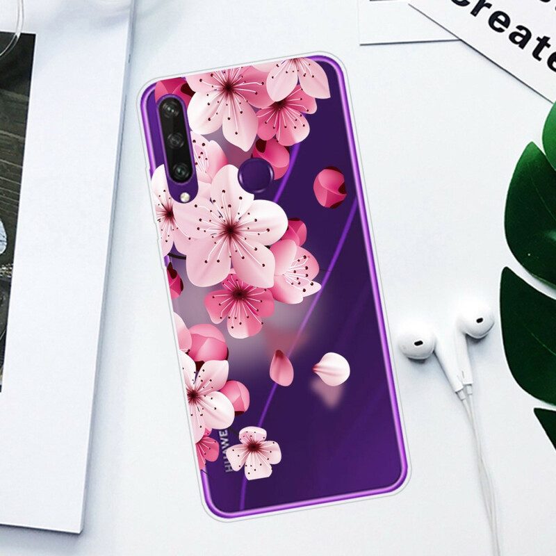 Telefoonhoesje voor Huawei Y6p Premium Bloemen