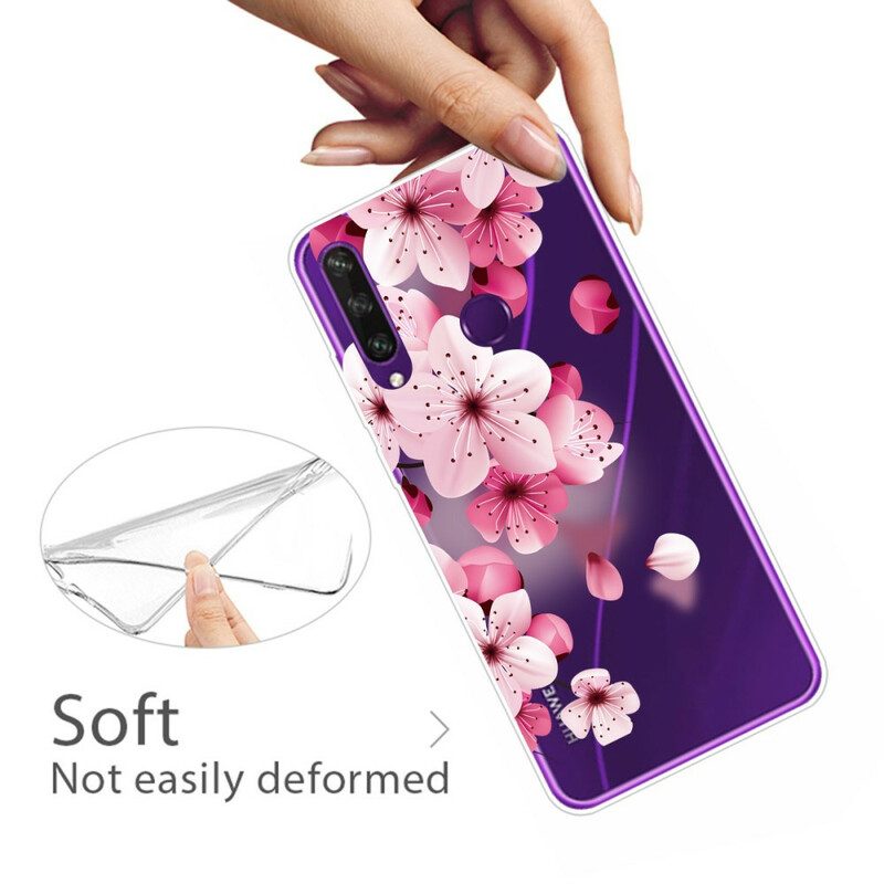 Telefoonhoesje voor Huawei Y6p Premium Bloemen