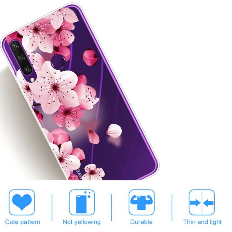 Telefoonhoesje voor Huawei Y6p Premium Bloemen