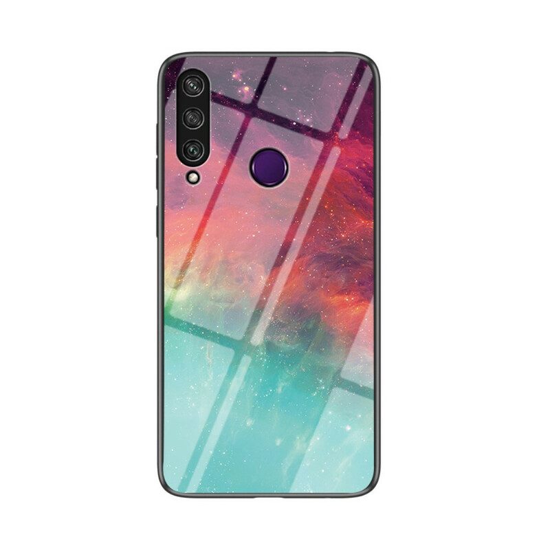 Telefoonhoesje voor Huawei Y6p Premium Kleuren Gehard Glas