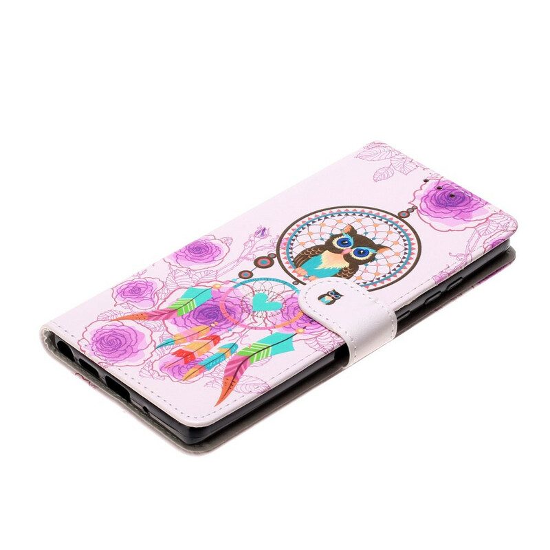 Flip Case voor Samsung Galaxy Note 20 Koning Uil