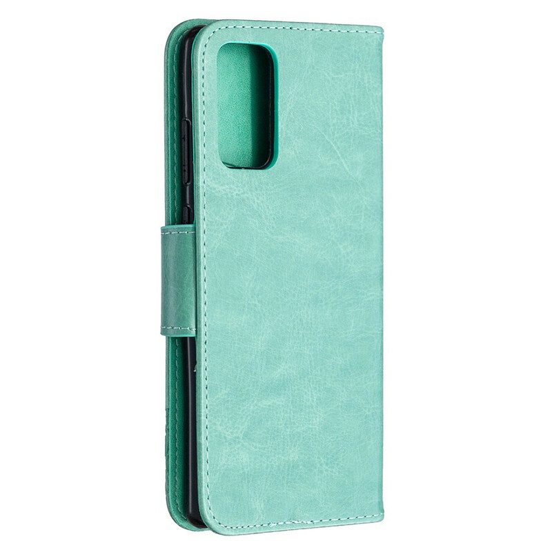 Folio-hoesje voor Samsung Galaxy Note 20 Flip Case Vlinders En Schuine Klep