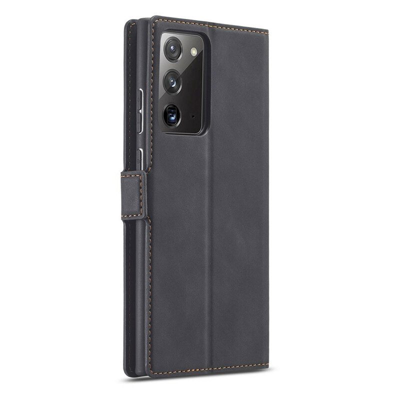 Folio-hoesje voor Samsung Galaxy Note 20 Forwenw Ledereffect