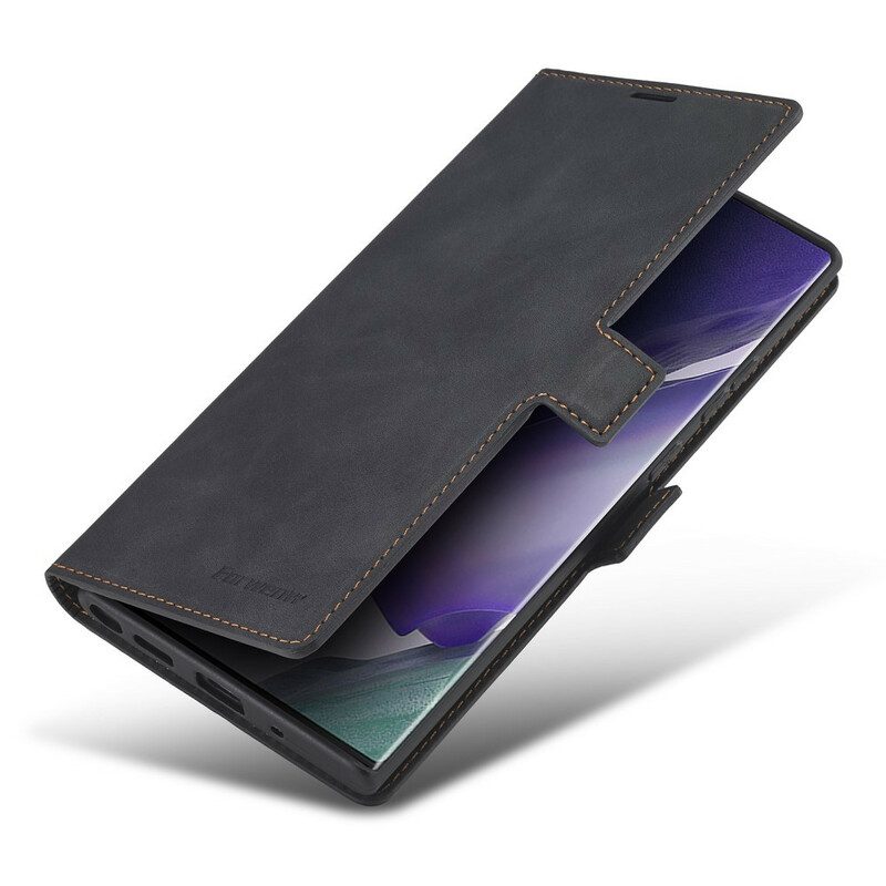 Folio-hoesje voor Samsung Galaxy Note 20 Forwenw Ledereffect