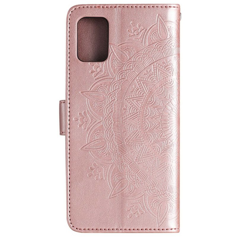 Folio-hoesje voor Samsung Galaxy Note 20 Zon Mandala