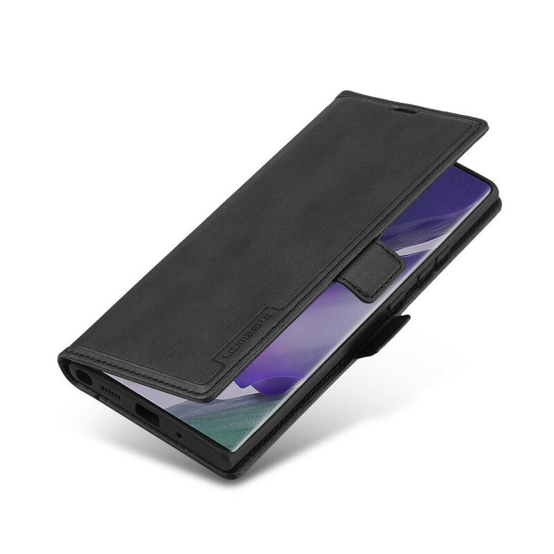 Leren Hoesje voor Samsung Galaxy Note 20 Lc.imeeke Retro Leereffect