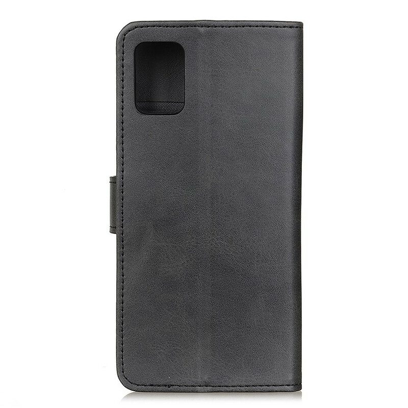 Leren Hoesje voor Samsung Galaxy Note 20 Retro Mat Leereffect