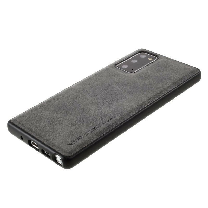 Telefoonhoesje voor Samsung Galaxy Note 20 X-level Vintage Leereffect