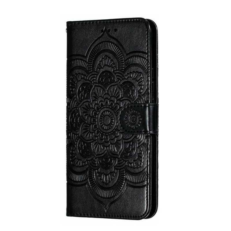 Flip Case voor Huawei P Smart Z Met Ketting Mandala Met Volledige Riem