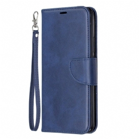 Flip Case voor Huawei P Smart Z Met Ketting Premium Leren Band