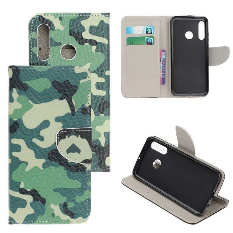 Folio-hoesje voor Huawei P Smart Z Militaire Camouflage