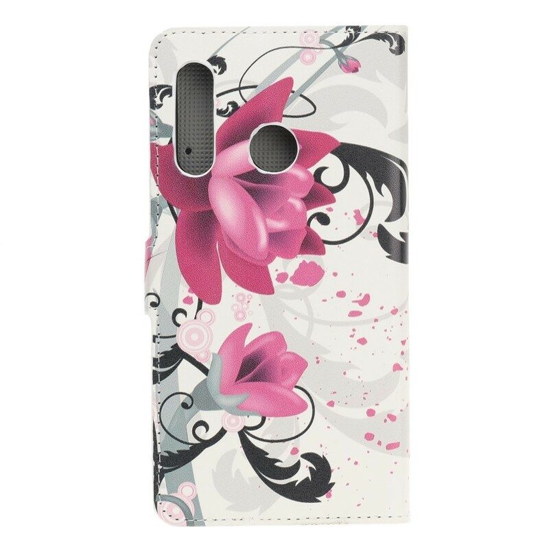 Folio-hoesje voor Huawei P Smart Z Tropische Bloemen