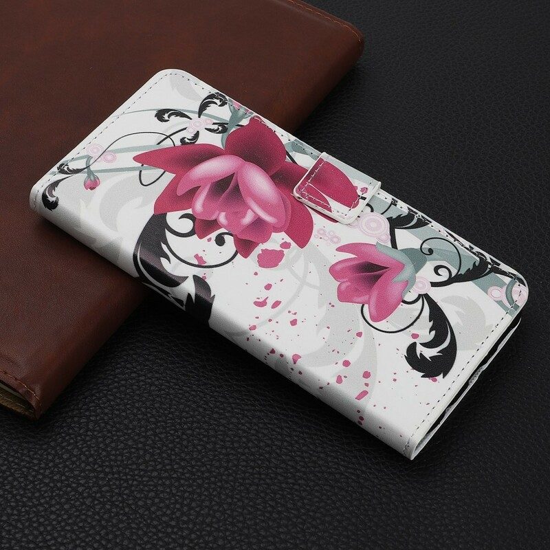 Folio-hoesje voor Huawei P Smart Z Tropische Bloemen