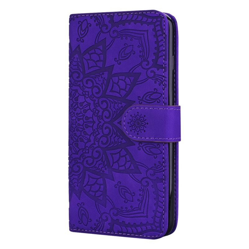 Leren Hoesje voor Huawei P Smart Z Bloemenprint