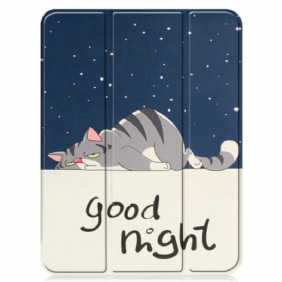 Bescherming Hoesje voor iPad 10.9" (2022) Good Night-stylushouder