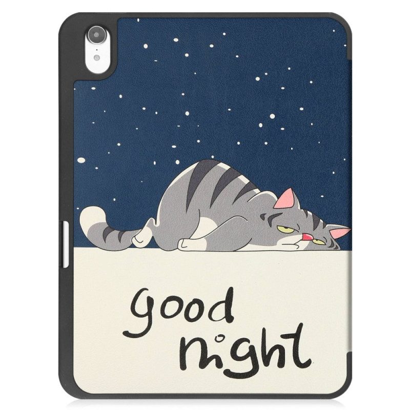 Bescherming Hoesje voor iPad 10.9" (2022) Good Night-stylushouder