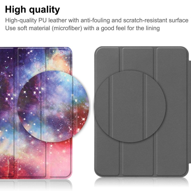 Bescherming Hoesje voor iPad 10.9" (2022) Space Pennenhouder