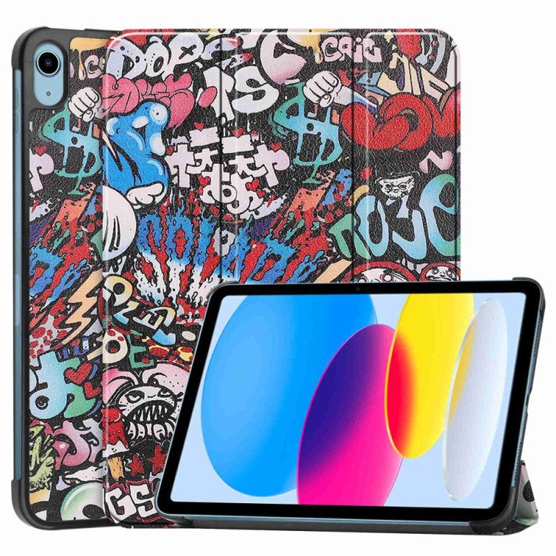 Bescherming Hoesje voor iPad 10.9" (2022) Verbeterde Graffiti