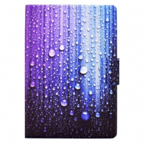 Flip Case voor iPad 10.9" (2022) Artistieke Regen