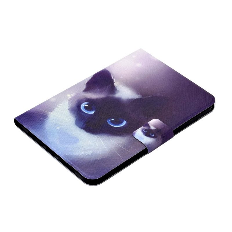 Flip Case voor iPad 10.9" (2022) Blauwogige Kat