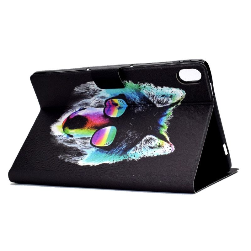 Flip Case voor iPad 10.9" (2022) Gebrilde Wolf