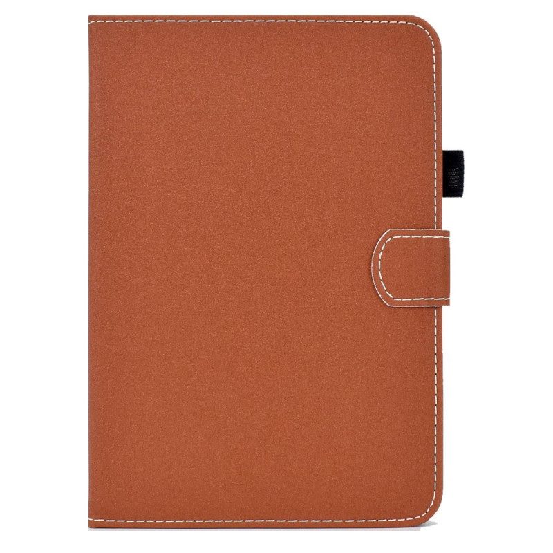 Flip Case voor iPad 10.9" (2022) Kunstleer Effen