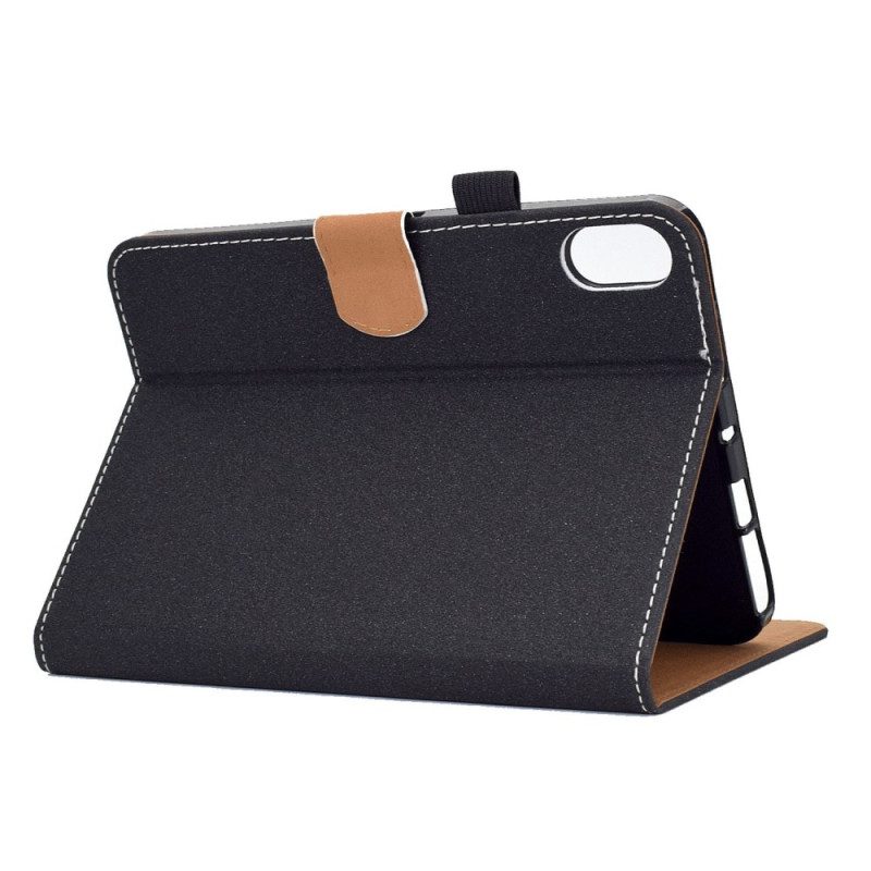 Flip Case voor iPad 10.9" (2022) Kunstleer Effen