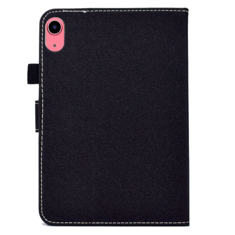 Flip Case voor iPad 10.9" (2022) Kunstleer Effen