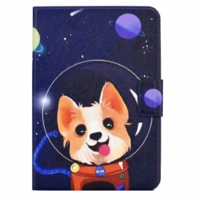 Flip Case voor iPad 10.9" (2022) Ruimte Hond