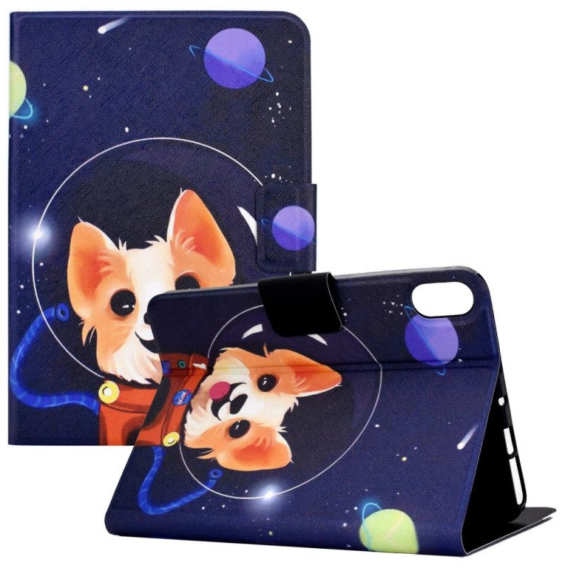 Flip Case voor iPad 10.9" (2022) Ruimte Hond