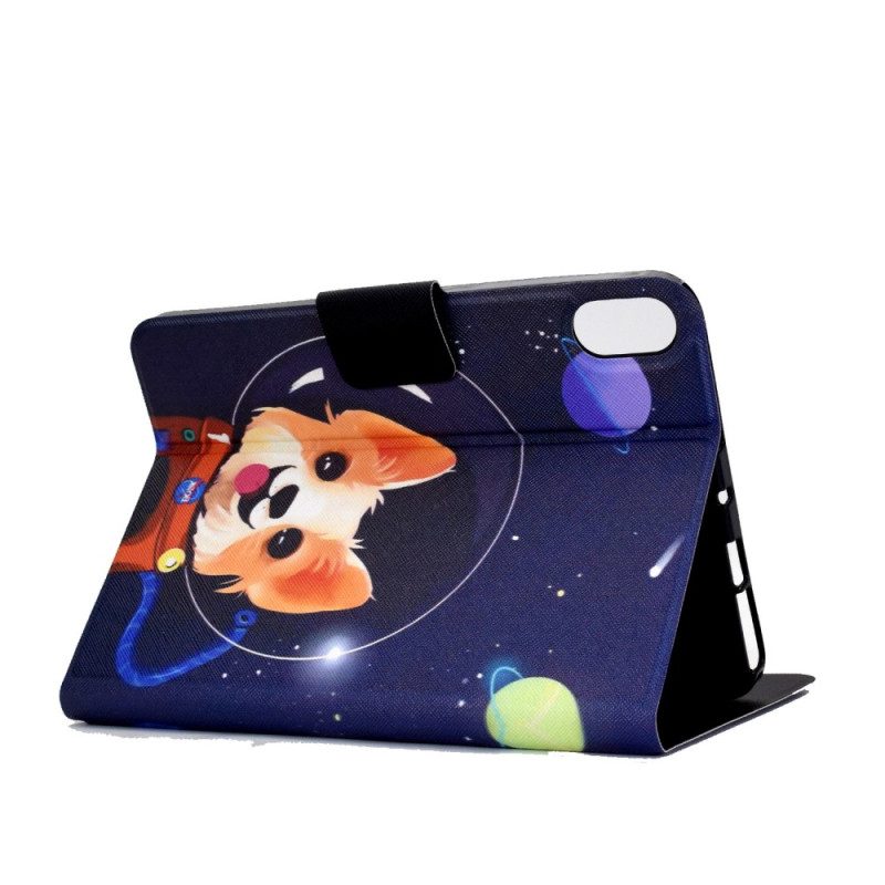 Flip Case voor iPad 10.9" (2022) Ruimte Hond