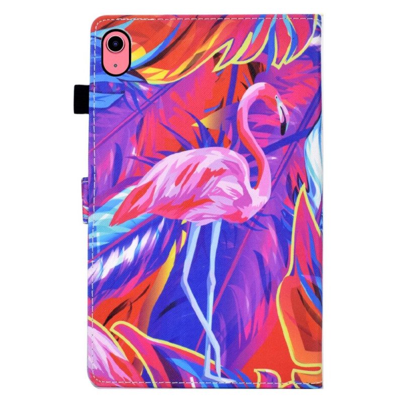 Folio-hoesje voor iPad 10.9" (2022) Flamingo