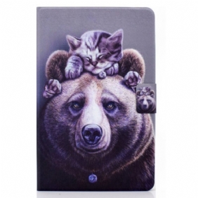 Folio-hoesje voor iPad 10.9" (2022) Kat En Beer