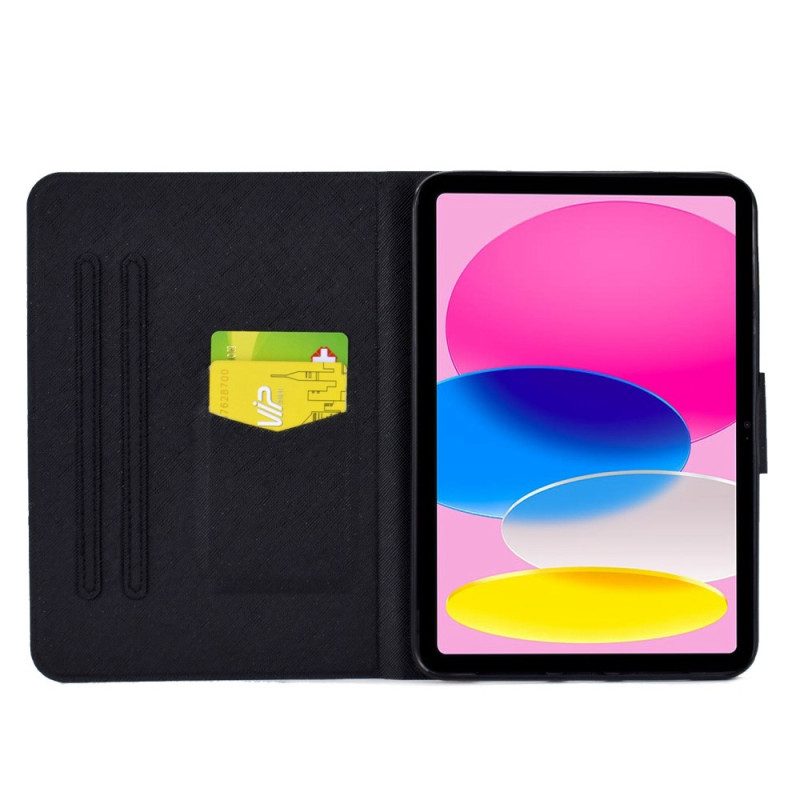 Folio-hoesje voor iPad 10.9" (2022) Mals Katje