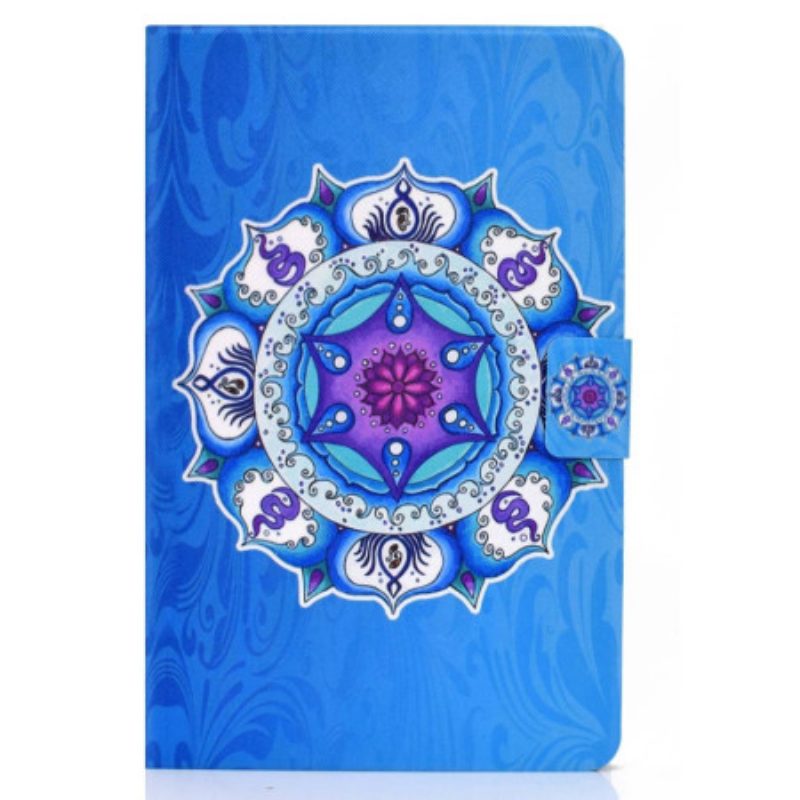 Folio-hoesje voor iPad 10.9" (2022) Mandala Op Blauwe Achtergrond