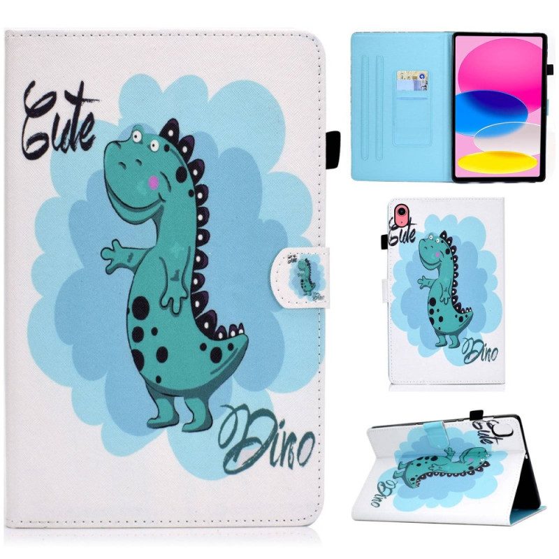 Folio-hoesje voor iPad 10.9" (2022) Schattige Dino