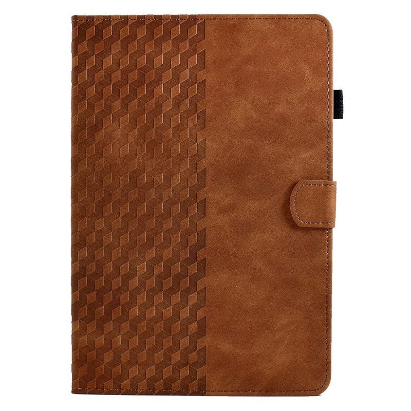 Leren Hoesje voor iPad 10.9" (2022) 3d Patroon