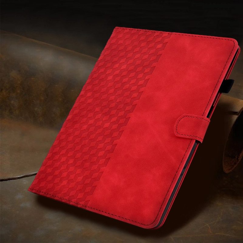 Leren Hoesje voor iPad 10.9" (2022) 3d Patroon