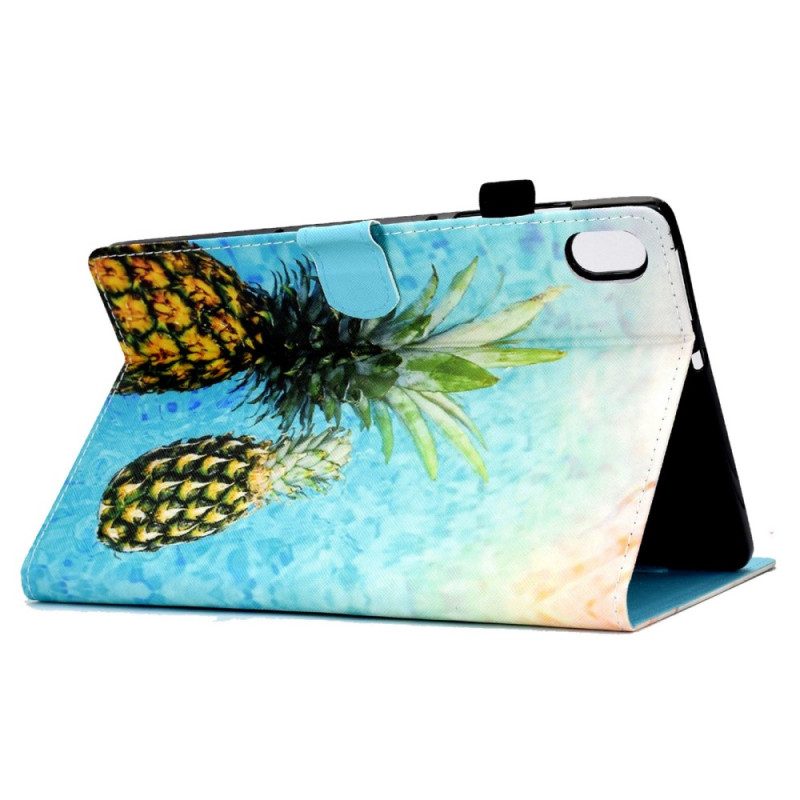 Leren Hoesje voor iPad 10.9" (2022) Ananas Afbeeldingen