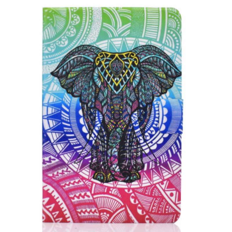 Leren Hoesje voor iPad 10.9" (2022) Indische Olifant