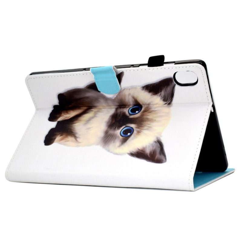 Leren Hoesje voor iPad 10.9" (2022) Kleine Kitten