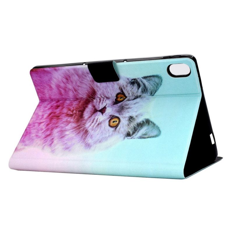 Leren Hoesje voor iPad 10.9" (2022) Psycho Kat