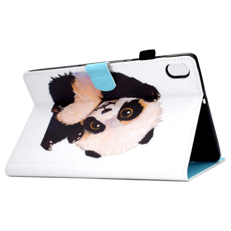 Leren Hoesje voor iPad 10.9" (2022) Schattige Panda