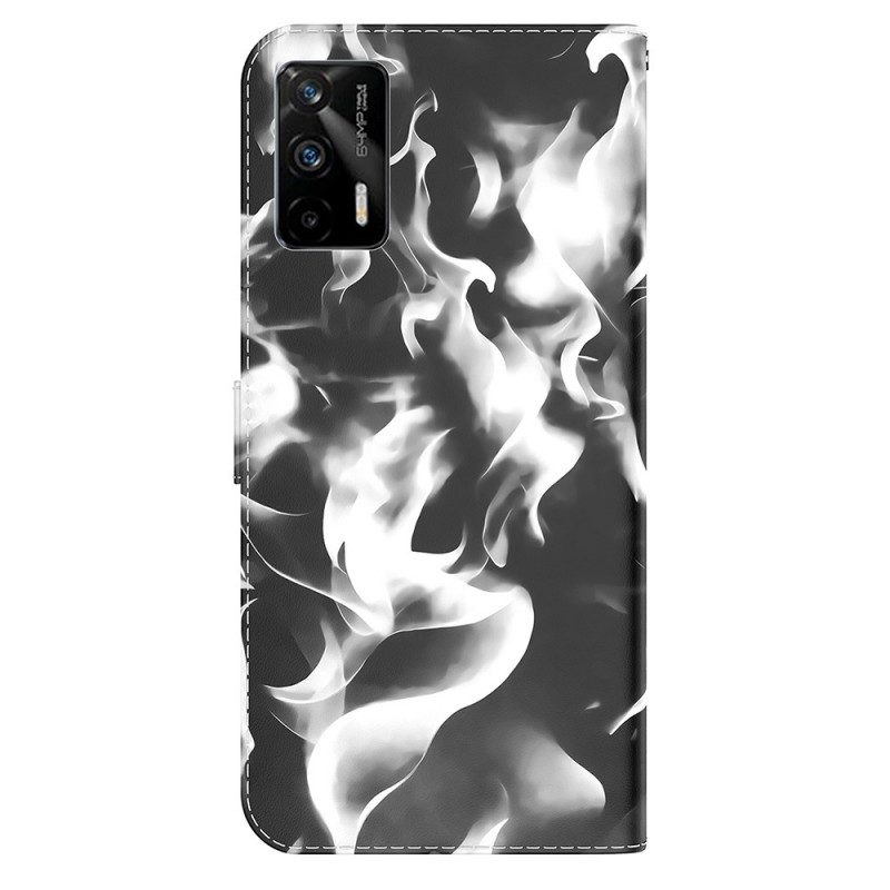 Flip Case voor Realme GT 5G Abstract Patroon