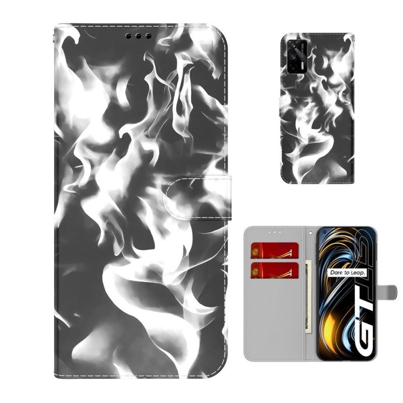 Flip Case voor Realme GT 5G Abstract Patroon